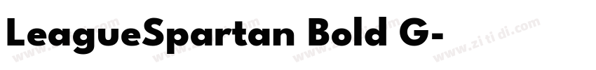 LeagueSpartan Bold G字体转换 LeagueSpartan Bold G字体转换